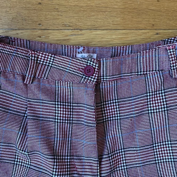 Red, plaid pants - Picture 3 of 3